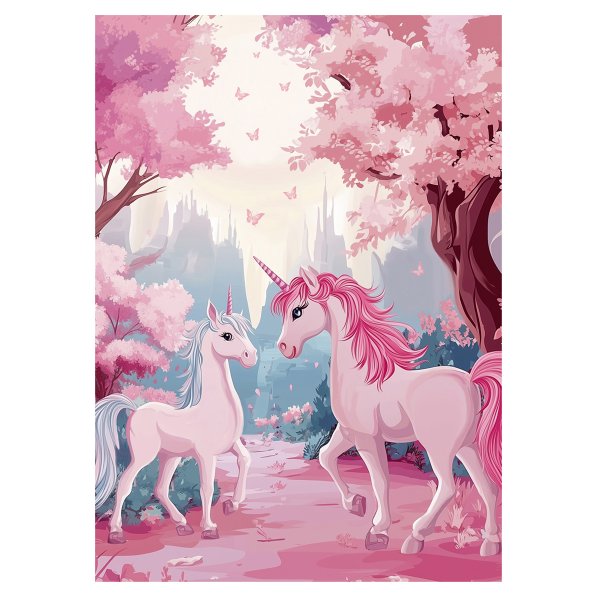 Пазл 80 элементов ФРЕЯ "Единороги на прогулке" PZL-80/10