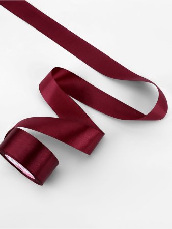 Лента атласная 40 мм x 23 ± 1 м, №165 бордовый SIM-1218379