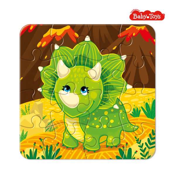Пазл Baby Toys. First Puzzle 16 "Динозаврик" KOR-04292