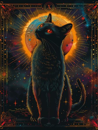 Пазл деревянный ФРЕЯ "Мистическая кошка" 500 элемент PZLD-007