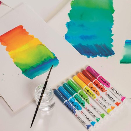 Маркер акварельный ECOLINE кисть