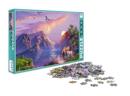 Пазл 1000 элементов ФРЕЯ "На водопое" PZL-1000/06