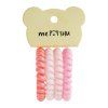 Резинки для волос MESHU пружинки, розовые ассорти, 4 шт, европодвес RE-MS_60570