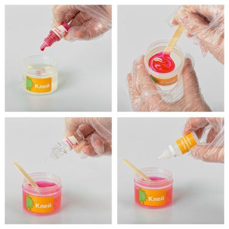 Набор для создания слайма ТРИ СОВЫ Slime party "Аниме" розовый, наполнение - орбизы и блестки, аромат бабл гам, картонная коробка RE-555