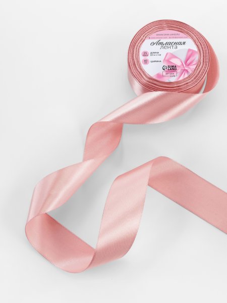 Лента атласная 40 мм x 23 ± 1 м, №146 зелёный SIM-5052132