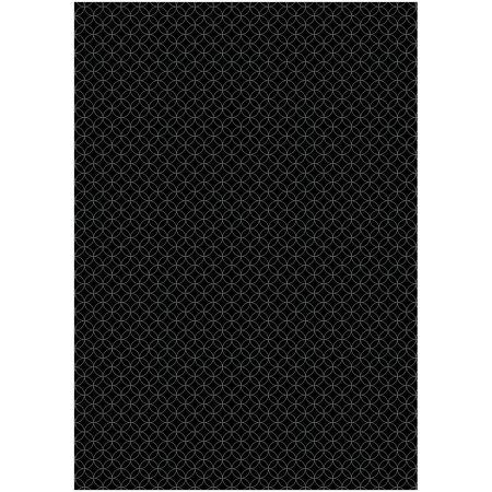 Упаковочная бумага глянцевая MESHU "Pattern on black" 1л. 70 x 100 см 80 г/м2, ассорти RE-MS_53487