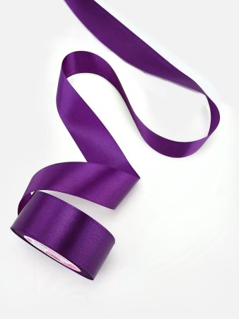 Лента атласная 40 мм x 23 ± 1 м, №34 фиолетовый SIM-1218355
