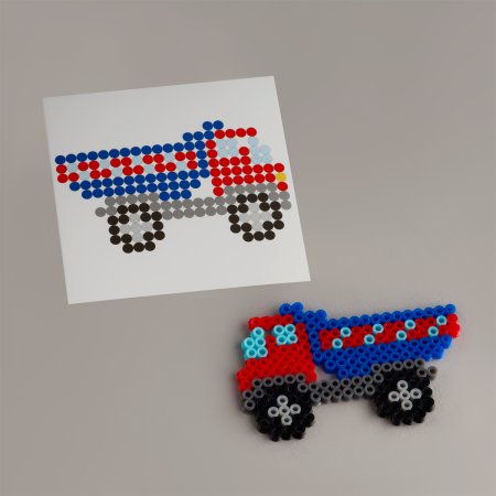 Термомозаика ТРИ СОВЫ "Машины помощники" инструменты и аксессуары, трафареты, карт.коробка RE-ThB_55658