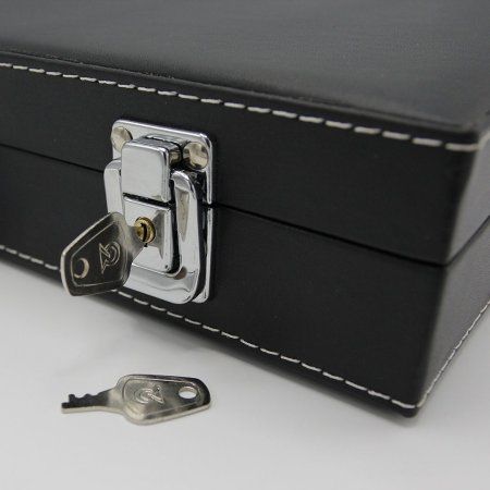 Премиум-набор для покера из 300 фишек с номиналом Фабрика Покера в кожаном кейсе MAGCPPS300L