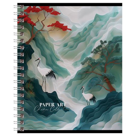 Тетрадь 48л. A5 клетка на гребне BG "Paper Art" матовая ламинация, выборочный лак RE-Т5гр48_лм_вл_08510 Тетрадь 48л. A5 клетка на гребне BG "Paper Art" матовая ламинация, выборочный лак RE-Т5гр48_лм_вл_08510