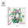 Скетчбук для акварели 20л. 190 x 190 мм ArtSpace "Tropical Bird" 180 г/м2, на гребне RE-Сак20грг_38350