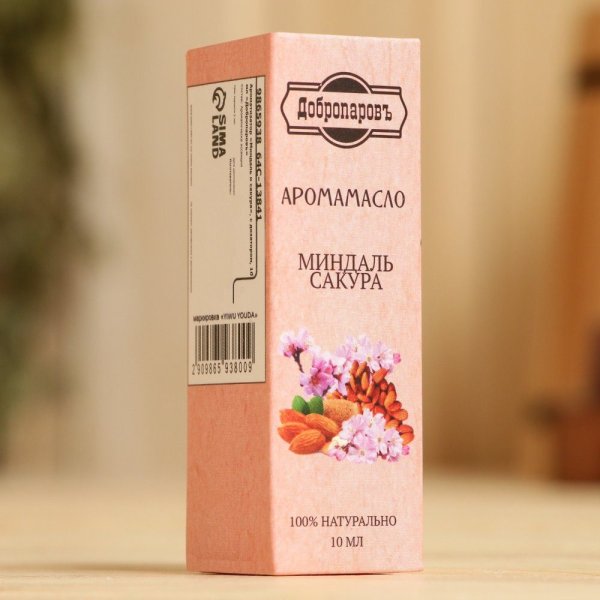 Эфирное масло "Добропаровъ" 10 мл "Миндаль и сакура" с дозатором SIM-9865938