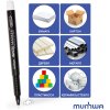 Маркер перманентный MunHwa 1 мм, пулевидный, белый RE-WPM-05