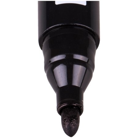 Маркер перманентный OfficeSpace "Contact" 3 мм, пулевидный, без клипа, черный RE-269073