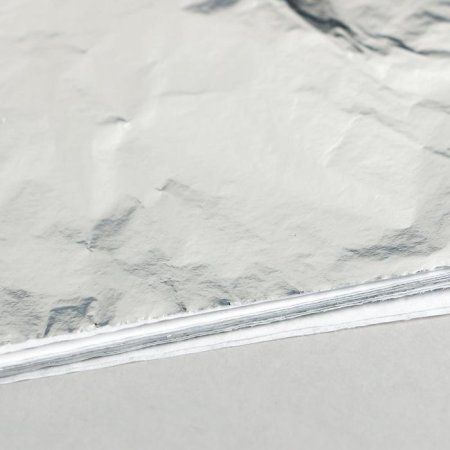 Поталь для декорирования набор 50 листов "Серебро" 14 х 14 см SIM-6977272 Поталь для декорирования набор 50 листов "Серебро" 14 х 14 см SIM-6977272