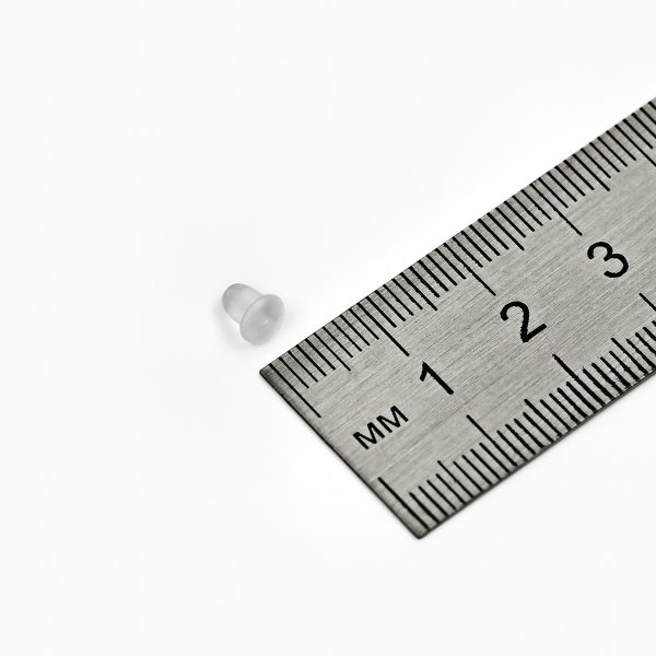 Застежки для пусет 20 пар силикон SIM-1269873