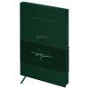 Ежедневник недатированный A5 136л. Greenwich Line "Mysterious soul. Dark green" кожзам, тон. блок, цветной срез RE-ENA5_53228