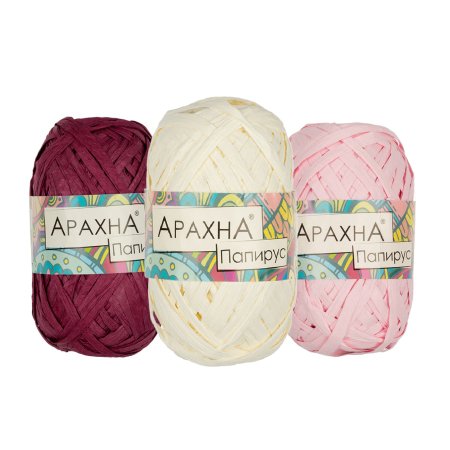 Пряжа ARACHNA Papyrus 100% целлюлоза 40 г 50 м