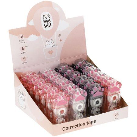 Корректирующая лента MESHU "Say Meow" 5 мм x 6 м ассорти RE-CT_41266