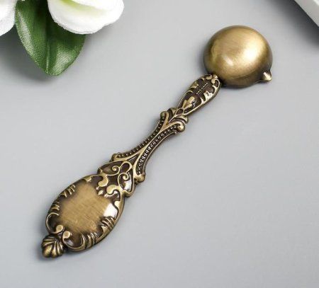 Ложка для плавления сургуча металл "Узорная" 36 гр 11 x 2.5 x 0.8 см SIM-5200260