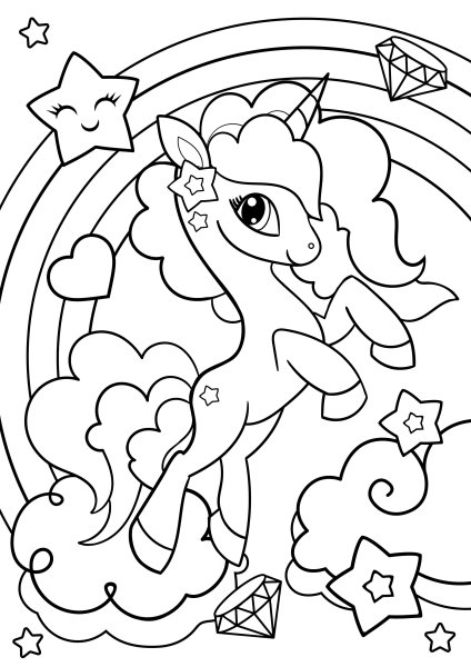 Набор для раскрашивания Magic ART "Единорог" А4 KOR-04789