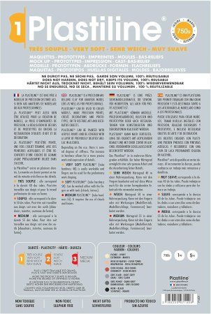 Пластилин скульптурный PLASTILINE 750 г, 40-экстрамягкий, слоновая кость RH-7140T Пластилин скульптурный PLASTILINE 750 г, 40-экстрамягкий, слоновая кость RH-7140T