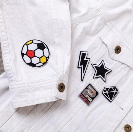 Термоаппликация GAMMA "L" №34/5 1 шт Футбольный мяч 4 x 4 см L213