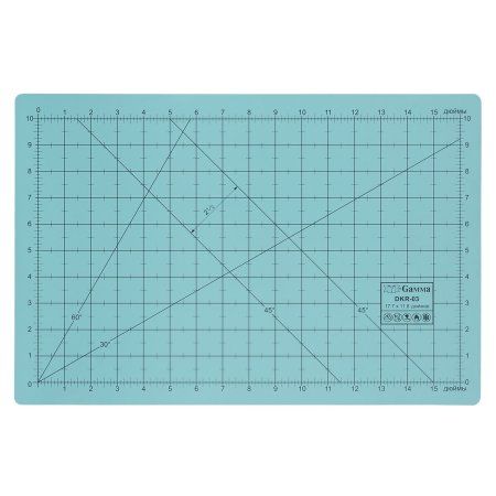 Мат для резки двусторонний GAMMA A3 45 x 30 см, ПВХ, в пакете DKR-03