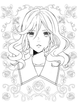 Книга: Fun Manga Girls. Раскраска для творчества и вдохновения EKS-134679