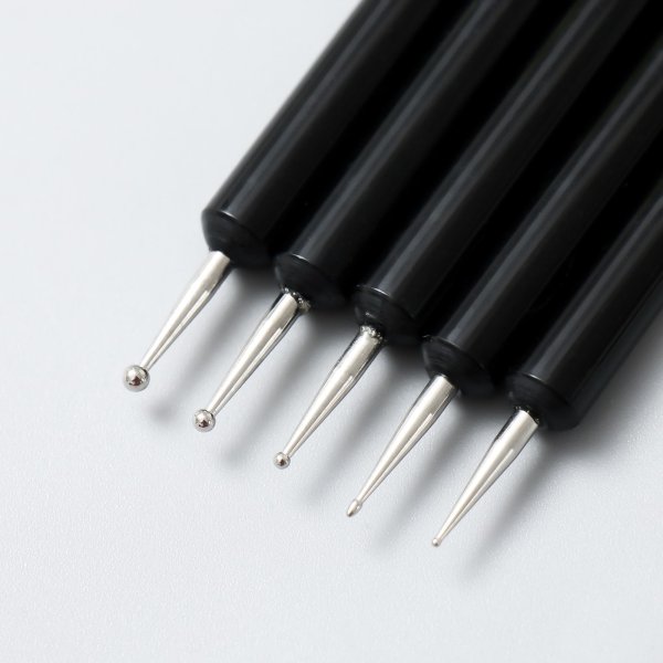 Инструменты для моделирования и придания формы (набор 5 шт) 15 см пластик, резина, метал SIM-3527118