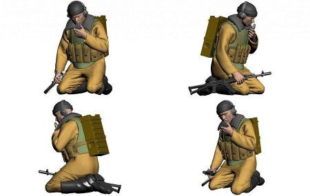 Сборная модель: Советские десантники. Афганистан З-3619 Сборная модель: Советские десантники. Афганистан З-3619