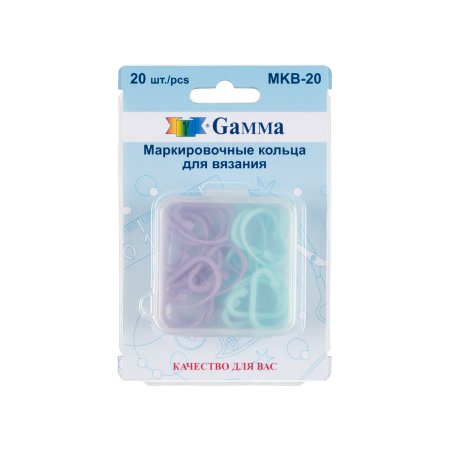 Маркировочные кольца GAMMA пластик 20 шт d 26 мм в блистере MKB-20