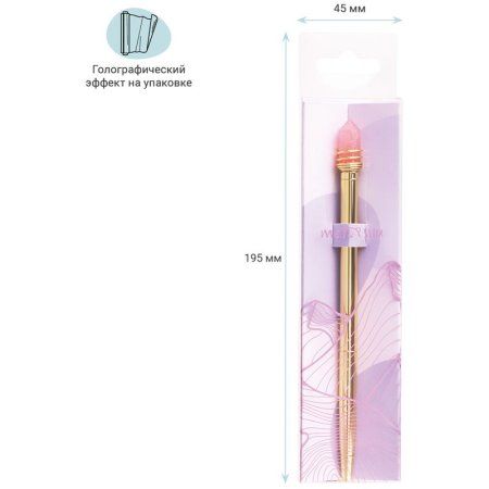 Ручка шариковая автоматическая MESHU "Shine crystal" синяя, 1.0 мм RE-MS_94024