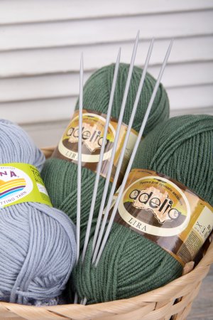 Спицы 5-ти комплектные VISANTIA VT5 алюминий d 2.5 мм 20 см 2-й сорт со спец.покрытием VT5-25