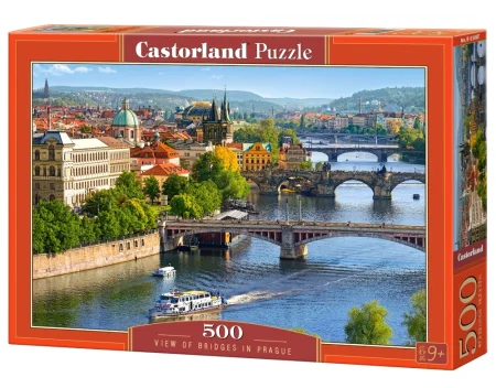 Пазл Castorland 500 VIEW OF BRIDGES IN PRAGUE B-53087