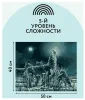Картина по номерам на холсте ТРИ СОВЫ "Ночная охота" 40 x 50 см с акриловыми красками и кистями RE-КХ_44164