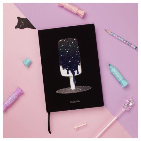 Ежедневник недатированный А5 136л. MESHU "Magic. Ice cream" кожзам, тон. блок, аппликация с анимированным изображением, закладка-ляссе RE-MS_53618 Ежедневник недатированный А5 136л. MESHU "Magic. Ice cream" кожзам, тон. блок, аппликация с анимированным изображением, закладка-ляссе RE-MS_53618
