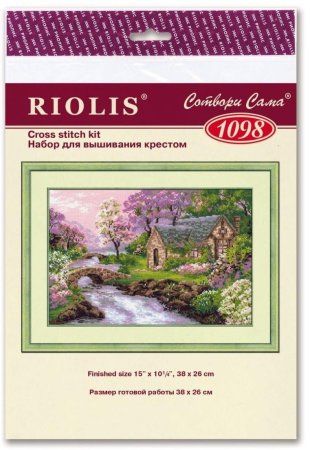 Набор для вышивания RIOLIS Сотвори Сама. Весенний пейзаж 38 x 26 см 1098