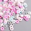 Бусины для творчества PVC "Колечки розово-голубые" набор ≈ 330 шт 0.1 х 0.6 х 0.6 см SIM-9127281