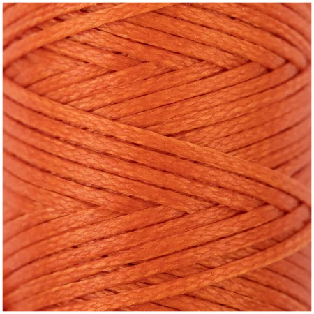 Нитки для кожи вощёные плоские "Промысел" 0.8 мм 25 м № 010 рыжий LC-001-010