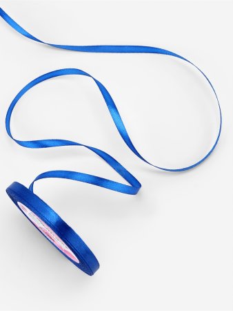 Лента атласная 6 мм x 23 ± 1 м, №40 синий SIM-1218103