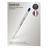 Стержень шариковый объемный PARKER "QuinkFlow Ball Point" синий, 98 мм, 0.8 мм, метал.корпус, блистер RE-1950368