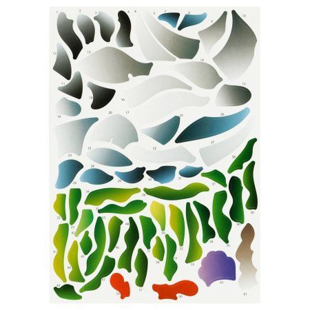 Аппликация наклейками ТРИ СОВЫ "Нежность" А4, 2 основы, картонный конверт RE-АПн_51043