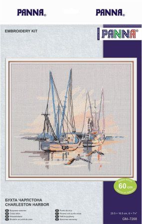 Набор для вышивания PANNA Бухта Чарлстона 20.5 х 18.5 см GM-7268