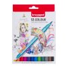 Набор двусторонних линеров BRUYNZEEL Brushpen 12 цветов MP60325012 Набор двусторонних линеров BRUYNZEEL Brushpen 12 цветов MP60325012