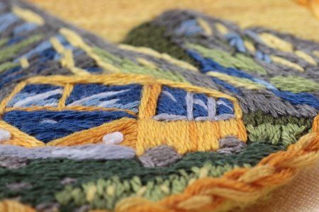 Набор для вышивания PANNA Живая картина. Брошь. Поездка к закату JK-2217