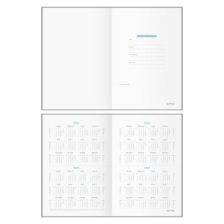 Ежедневник недатированный А5 136л. MESHU "Dreams come true" 7БЦ, тон. блок, тиснение фольгой, кругление углов, закладка-ляссе RE-MS_53614