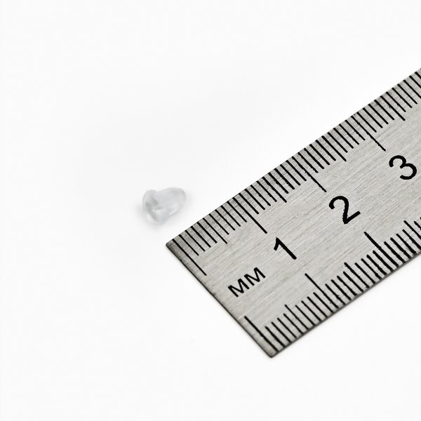 Застежки для пусет 20 пар силикон SIM-1269873