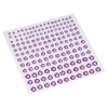 Наклейка-тату MESHU "Purple drops" 162 стразы RE-MS_64969