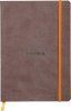 Блокнот RHODIARAMA Softcover A5 90 г/м2 80 л, в линию, на резинке, шоколад RH-117403C